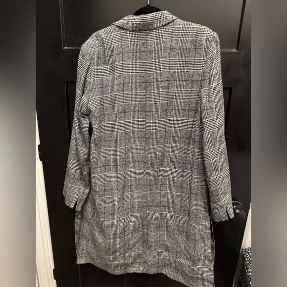 All Saints Dustie Checkered Coat - Picture 2 of 6